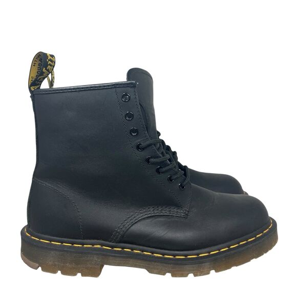 Dr Martens DM570 Safety Boots Men’s 11 Black Leather Steel Toe Work Combat EH - Picture 11 of 11